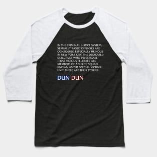 Law & Order SVU Baseball T-Shirt